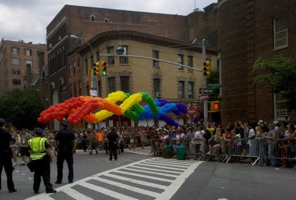 Pride Day Crosstown Sprint to Meet Dan Savage